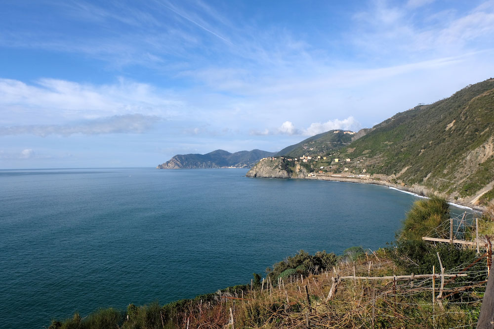 View towards Corniglia from Manarola