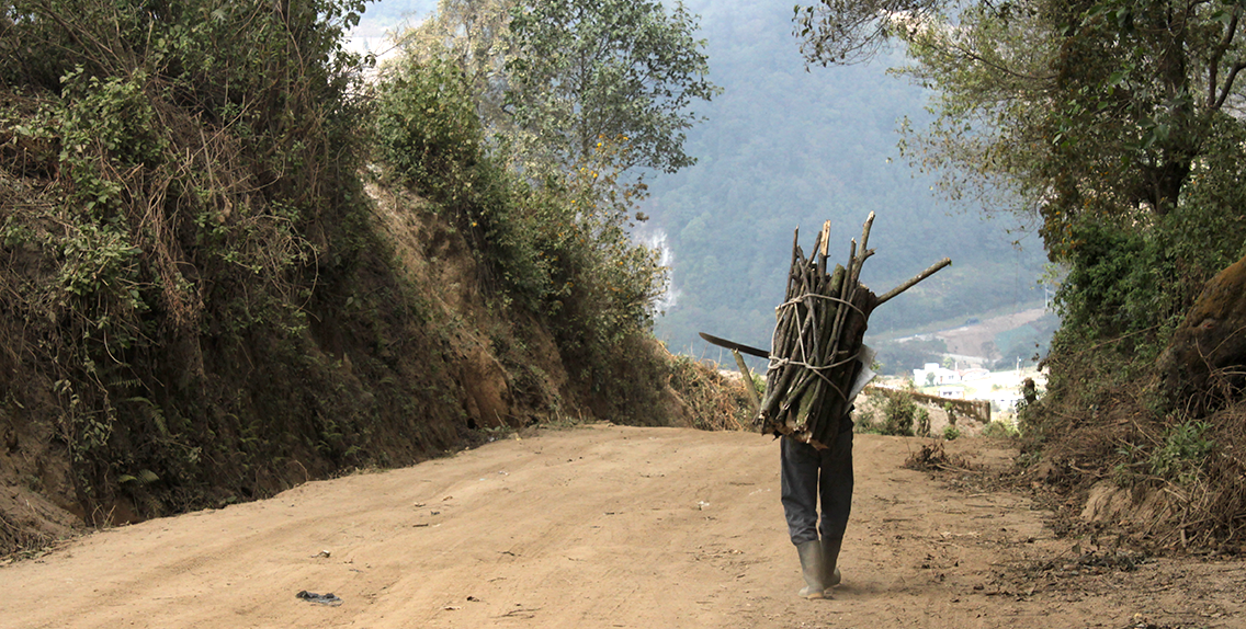 On a road in rural Xela