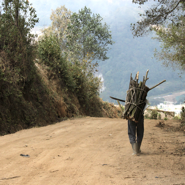 On a road in rural Xela